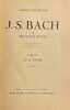 J.-S. Bach, Le musicien poète.. SCHWEITZER (Albert)