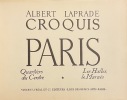 Croquis Paris. Quartiers du Centre. Les Halles, le Marais.. LAPRADE (Albert)