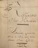 Réflexions sur l'éducation, adressées par un  père à celui qui doit élever son fils.. [TALLEYRAND] - MANUSCRIT anonyme