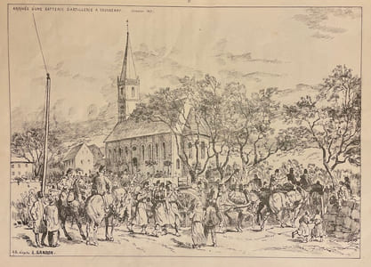 Aux frontières (1870-1871). Neutralité - Humanité - Notes et croquis.