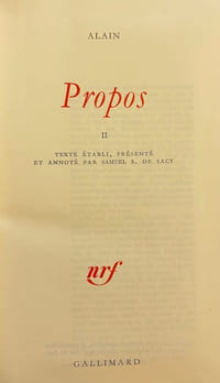 Propos II.