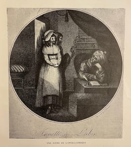 Le théâtre à Paris au XVIIIe siècle.