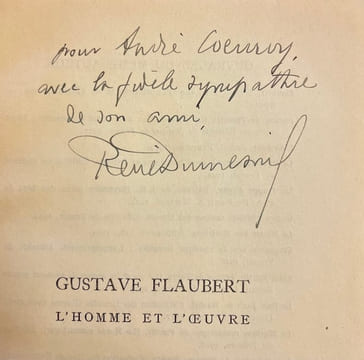 Gustave Flaubert. L'homme et l'oeuvre.. [FLAUBERT] - DUMESNIL (René)