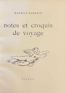 Notes et croquis de voyage.