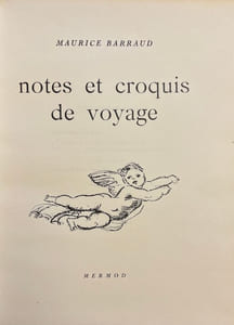 Notes et croquis de voyage.