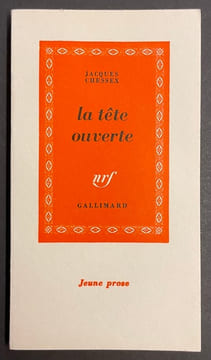 La tête ouverte.. CHESSEX (Jacques)