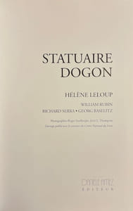 Statuaire Dogon.