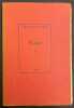 Revue Belles-Lettres Po&eacute;sie.. ROUD (Gustave) - VALERY (Paul) - AUBERJONOIS (Ren&eacute;) et al.