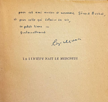 La lumière nait le mercredi.. MASSON (Loys)