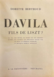 Davila, fils de Liszt?