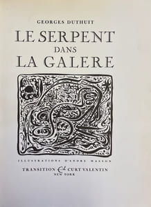 Le serpent dans la galère.