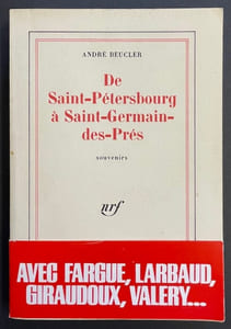 De Saint-Pétersbourg à Saint-Germain-des-Prés. Souvenirs.