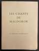 Les chants de Maldoror.. LAUTREAMONT (Isidore Ducasse, comte de) - LECOULTRE (Jean)
