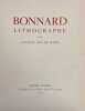 Bonnard lithographe.. [BONNARD] - ROGER-MARX (Claude)