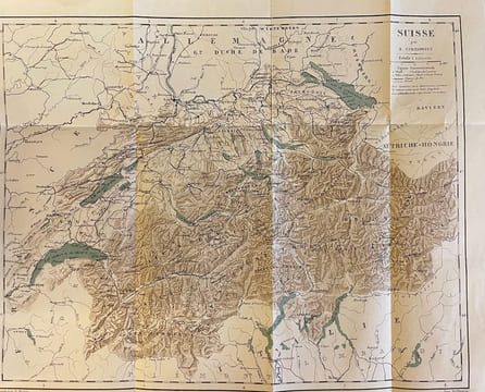 Itinéraire de la Suisse, du Mont-Blanc, de la Vallée de Chamonix et des vallées du Piémont.. JOANNE (Adolphe)