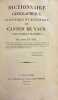 Dictionnaire g&eacute;ographique, statistique et historique du canton de Vaud.. LEVADE (Louis)
