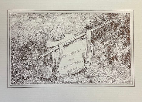 Excursion dans les Alpes (1832).. TÖPFFER (Rodolphe)