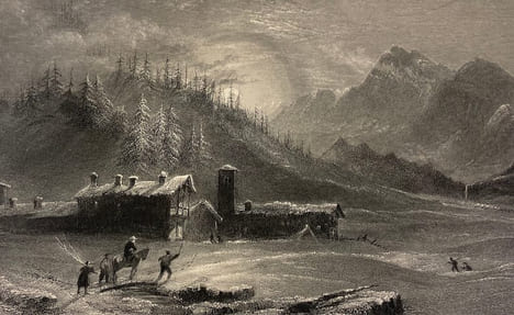 Les vallées vaudoises pittoresques; Ou vallées protestantes du Piemont, du Dauphiné et du Ban de La Roche.. BEATTIE (William)
