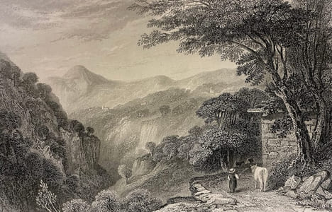 Les vallées vaudoises pittoresques; Ou vallées protestantes du Piemont, du Dauphiné et du Ban de La Roche.. BEATTIE (William)