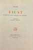 Faust.. GOETHE (Johann Wolfgang von)