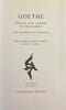 Esquisse d'un portrait de Winckelmann, suivie de quatre textes de Winckelmann.. GOETHE (Johann Wolfgang von)