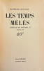 Les temps m&ecirc;l&eacute;s. Gueules de pierre, II.. QUENEAU (Raymond)