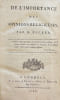 De l'importance des opinions religieuses.. NECKER (Jacques)