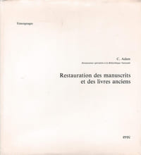 Restauration des manuscrits et des livres anciens.