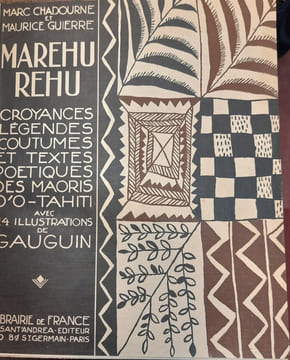 Marehurehu entre le jour et la nuit. Croyances, légendes, coutumes et textes poétiques des Maoris d'O-Tahiti. Avec 14 illustrations de GAUGUIN.. ...