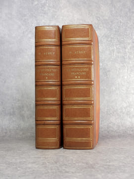 LA REVOLUTION FRANCAISE. I. DESTRUCTION DE LA ROYAUTE. II. LA REPUBLIQUE. . AUBRY OCTAVE (1881-1946).