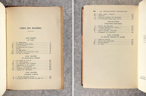 LA REVOLUTION FRANCAISE. I. DESTRUCTION DE LA ROYAUTE. II. LA REPUBLIQUE. . AUBRY OCTAVE (1881-1946).