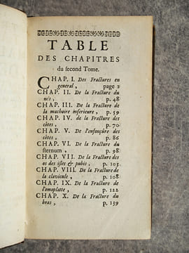 TRAITE DES MALADIES DES OS, DANS LEQUEL ON A REPRESENTE LES APPAREILS ET LES MACHINES QUI CONVIENNENT A LEUR GUERISON, PAR JEN-LOUIS PETIT, DE ...