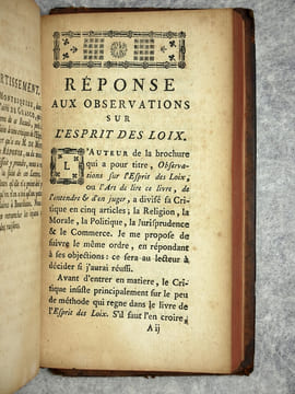 LETTRES FAMILIERES DE M. LE PRESIDENT DE MONTESQUIEU, NOUVELLE EDITION, AUGMENTEE DE PLUSIEURS LETTRES & AUTRES OUVRAGES DU MEME AUTEUR, QUI NE SE ...