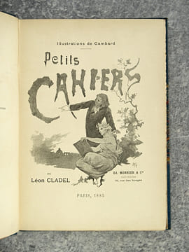 PETITS CAHIERS. ILLUSTRATIONS DE GAMBARD. . CLADEL LEON (1835-1892).