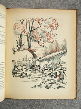GASCOGNE. TYPES ET COUTUMES. DESSINS ORIGINAUX DE CLEMENT SERVEAU. . ESCHOLIER RAYMOND (1882-1971). 
