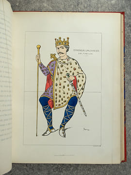 HISTOIRE GENERALE DU COSTUME, CIVIL, RELIGIEUX ET MILITAIRE DU IV° AU XII° SIECLE - OCCIDENT - (315-1100). PAR R. JACQUEMIN PEINTRE-GRAVEUR, AUTEUR DE ...
