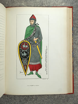HISTOIRE GENERALE DU COSTUME, CIVIL, RELIGIEUX ET MILITAIRE DU IV° AU XII° SIECLE - OCCIDENT - (315-1100). PAR R. JACQUEMIN PEINTRE-GRAVEUR, AUTEUR DE ...