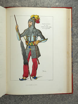 HISTOIRE GENERALE DU COSTUME, CIVIL, RELIGIEUX ET MILITAIRE DU IV° AU XII° SIECLE - OCCIDENT - (315-1100). PAR R. JACQUEMIN PEINTRE-GRAVEUR, AUTEUR DE ...