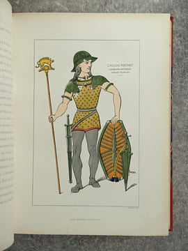 HISTOIRE GENERALE DU COSTUME, CIVIL, RELIGIEUX ET MILITAIRE DU IV° AU XII° SIECLE - OCCIDENT - (315-1100). PAR R. JACQUEMIN PEINTRE-GRAVEUR, AUTEUR DE ...
