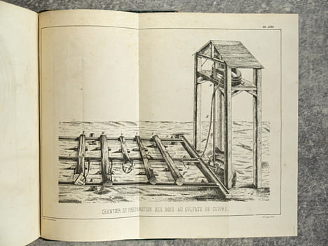 EXPLOITATION, DEBIT ET ESTIMATION DES BOIS. COURS FAIT A L’ECOLE IMPERIALE FORESTIERE. . NANQUETTE. (HENRI. 1815-1899).