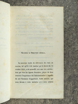 EXPLOITATION, DEBIT ET ESTIMATION DES BOIS. COURS FAIT A L’ECOLE IMPERIALE FORESTIERE. . NANQUETTE. (HENRI. 1815-1899).