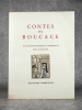 CONTES. ILLUSTRATIONS ORIGINALES EN COULEURS DE JEAN GRADASSI. PARIS.  . BOCCACE. (GIOVANNI BOCCACIO, DIT. 1313-1375). 