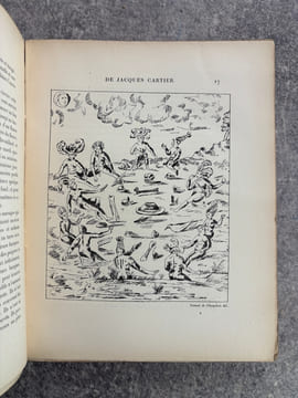 TROIS VOYAGES AU CANADA. PUBLIES PAR BERTRAND GUEGAN. JACQUES CARTIER. VOYAGES FAITS EN LA NOUVELLE FRANCE EN 1534 ET 1536. S. DE CHAMPLAIN. VOYAGES ...