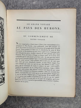 TROIS VOYAGES AU CANADA. PUBLIES PAR BERTRAND GUEGAN. JACQUES CARTIER. VOYAGES FAITS EN LA NOUVELLE FRANCE EN 1534 ET 1536. S. DE CHAMPLAIN. VOYAGES ...