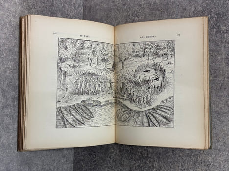 TROIS VOYAGES AU CANADA. PUBLIES PAR BERTRAND GUEGAN. JACQUES CARTIER. VOYAGES FAITS EN LA NOUVELLE FRANCE EN 1534 ET 1536. S. DE CHAMPLAIN. VOYAGES ...
