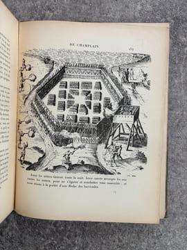 TROIS VOYAGES AU CANADA. PUBLIES PAR BERTRAND GUEGAN. JACQUES CARTIER. VOYAGES FAITS EN LA NOUVELLE FRANCE EN 1534 ET 1536. S. DE CHAMPLAIN. VOYAGES ...