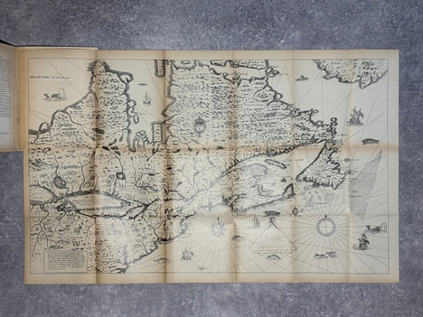 TROIS VOYAGES AU CANADA. PUBLIES PAR BERTRAND GUEGAN. JACQUES CARTIER. VOYAGES FAITS EN LA NOUVELLE FRANCE EN 1534 ET 1536. S. DE CHAMPLAIN. VOYAGES ...