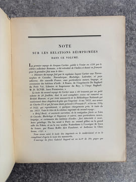 TROIS VOYAGES AU CANADA. PUBLIES PAR BERTRAND GUEGAN. JACQUES CARTIER. VOYAGES FAITS EN LA NOUVELLE FRANCE EN 1534 ET 1536. S. DE CHAMPLAIN. VOYAGES ...