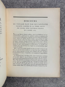 TROIS VOYAGES AU CANADA. PUBLIES PAR BERTRAND GUEGAN. JACQUES CARTIER. VOYAGES FAITS EN LA NOUVELLE FRANCE EN 1534 ET 1536. S. DE CHAMPLAIN. VOYAGES ...