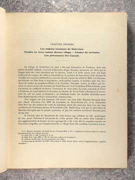 HISTOIRE DE SAINT-JORY. ANCIENNE SEIGNEURIE FEODALE ERIGEE EN BARONNIE PAR HENRI IV. . CONTRASTY JEAN. (CHANOINE. 1865-1950).